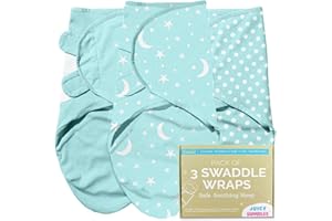 JUICY BUMBLES Śpiwór dla niemowląt w wieku 0-3 miesięcy – 3 miesiące – 3 miesiące – kocyk niemowlęcy bawełna 100% – niezbędne wyposażenie początkowe dla niemowląt, dla noworodków, dziewczynek i chłopców