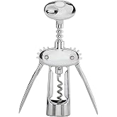 Orret Home Metal Tirbuşon Şarap A&ccedil;ıcı &ndash; 304 Paslanmaz &Ccedil;elik Mantar Kapak A&ccedil;acağı, Dayanıklı ve Ergonomik Şarap A&ccedil;ma Aparatı