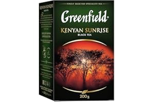 GREENFIELD KENYAN SUNRISE Single Origin czarna herbata Loose Leaf | czarna herbata sypka | Kenia | koszerna | Black Tea | Kenya | 200 g