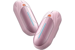 Riapow Hand Warmers Rechargeable 6000mAh, Electric Hand Warmer Reusable 2-Pack, 3S Quick Heating, Ultralight and Thin Pocket Hand Warmers for Sports Outdoor Camping