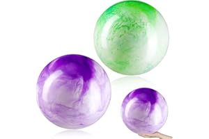 SOTIFF 2 Stück 45,7 cm marmorierte Hüpfbälle bunte aufblasbare Bälle große Wolke Hüpfbälle PVC Hüpfbälle für Erwachsene Haustier Party Zubehör Strand Spielplatz Schule Wasser Spaß