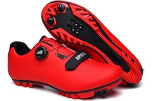 COOL-CZQ Zapatillas De Ciclismo, Zapatillas De Bicicleta De Montaña Transpirables Y Resistentes Al Viento para Adultos MTB, Zapatillas De Ciclismo con Plantillas Amortiguadoras