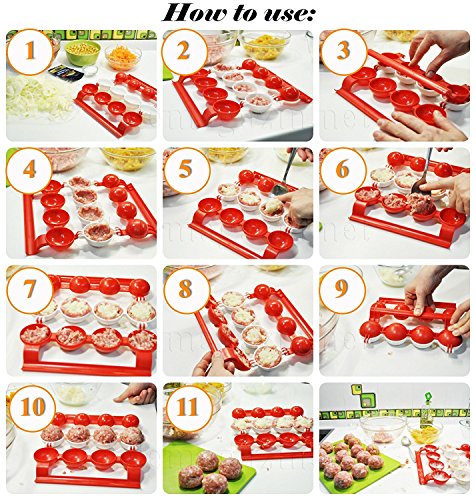 Yanghai Meatballs Maker Free Kitchen Maker Pro Homemade Stuffed Meat Balls Maker - 5
