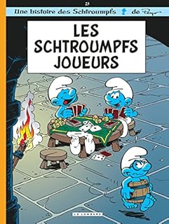 jaquette livre Les Schtroumpfs, tome 23 : Les Schtroumpfs joueurs
