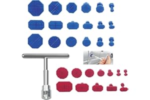 YFPOPONE 31 sztuk zestaw naprawczy do samochodu, narzędzie do usuwania wgnieceń, karoserii T Bar, narzędzie do usuwania wgnieceń, zestaw naprawczy do wszystkich rodzajów wgnieceń w samochodzie