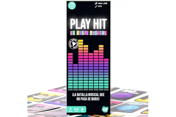 Play Hit - Juegos de Mesa para Adultos, Amigos y Familia - Anima Tus Reuniones y Fiestas con Música en Español - Regalo Original