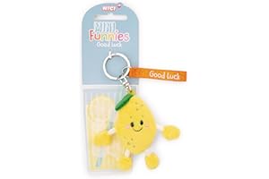 NICI Llavero Limón Good Luck de 7 cm, color amarillo, acompañante fiel para mochila o bolso, para niños y personas adultas, 61806