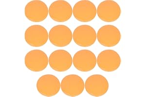 DIYEAH Warm Color Gel Light Filters 20Pcs Peel and Stick Round Sheets for Led Spotlights and Stage Lighting Ambient Colored Lamp Film for Home and Theater