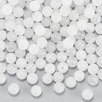 6/8/10mm Pietra Bianca Naturale Sfaccettata Perline Giade Agata - Foto 5