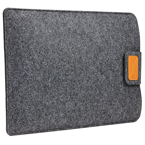 Original Urcover® 13,3 Zoll FILZ Laptop Tasche und Tablet Hülle passend für Ihr iPad, Lenovo Tablet, Samsung Tab, Netbook und viele weitere mobile Endgeräte [deutscher Fachhandel] Dunkel Grau - 7