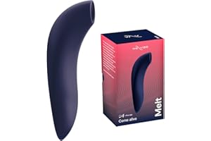 We-Vibe Melt Succionador de clítoris feminino | Estimulador vibrador mujer | 12 niveles de intensidad | Juguetes eróticos para pareja sexuales | Sumergible | Azul oscuro