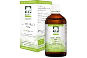 WELLNEST Well Nest Liver Force Daily Bio Concentrate 100ml, with milk thistle, Dandelion, Turmeric Yarrow Herb Seeds