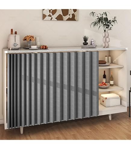 PTATT Rideaux de Protection d'étagère, Rideaux Anti-poussière d'armoire sans Porte, utilisés pour Les étagères à Chaussures, Les étagères, Les armoires (avec Rail)- Blue|W 100*H 100cm PTATT Rideaux de Protection d'étagère, Rideaux Anti-poussière d'armoire sans Porte, utilisés pour Les étagères à Chaussures, Les étagères, Les armoires (avec Rail)- Blue|W 100*H 100cm