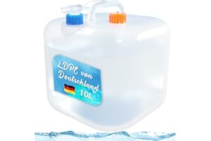 ‎REINALIN Reinalin Wasserkanister Faltbar - Wassertank mit Hahn Camping Trinkwasserkanister 100 Prozent Dicht - Lebensmittelecht Kanister Wasser