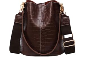 BUKESIYI Mujer Bolsos Bandolera Vestir Casual Bolsos de Mano Convertible PU Cuero Piel CCES77245