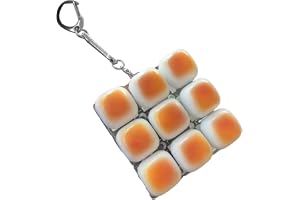 Fidget Toy, Brödtangentbord, 6cm, Clicker-nyckelring, Handväska Hänge, Soft Squeeze, För Barn Tonåringar Vuxna Programmerare