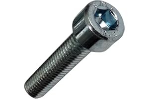 AERZETIX - 10 boulons vis à tête cylindrique M6x30mm DIN912 Acier zingué Empreinte 5mm C18980