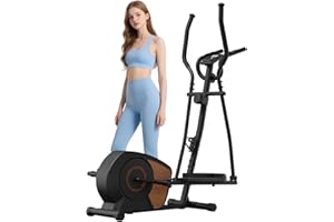 ‎AERIFLO Crosstrainer Für Zuhause, Aeriflo S100 Magnetischer Ellipsentrainer Mit Bluetooth & App, 16 Widerstandsstufen, LCD-Display & Transportrollen, Ultraleiser Crosstrainer Für Cardio-Training