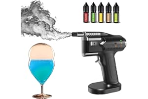 Ddasam Pistola Infusore di Fumo Alimentata Via USB, Kit Pistola Bolle per Affumicatore di Cocktail, Generatore di Fumo Freddo Elettrico Portatile, Blaster di Aromi, Macchina Affumicatrice