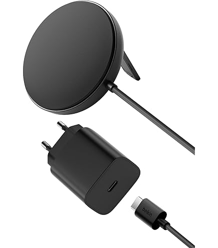 Belkin Draadloze Oplader, Magnetische 2-in-1 Qi2 Laadstation 25W, Verstelbare MagSafe-compatible oplaadstation voor iPhone 16, AirPods, Telefoonhouder met USB-C Poort, 45W Adapter - Wit Belkin Draadloze Oplader, Magnetische 2-in-1 Qi2 Laadstation 25W, Verstelbare MagSafe-compatible oplaadstation voor iPhone 16, AirPods, Telefoonhouder met USB-C Poort, 45W Adapter - Wit