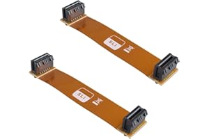 Futheda 2 Piezas de 2 vías SLI Puente Flexible Puente SLI-Crossfire Conector con 3 Ranuras, Compatible con ASUS Nvidia Tarjeta gráfica 10 cm