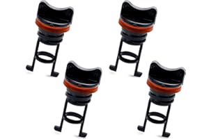 PEUTIER 4pz Tappi di Scarico per Barche, Tappi di Scarico con Filo in Nylon da 1,9cm di Diametro Kit di Tappi per Ombrinali per Kayak Tappi di Scarico Accessori per Kayak a Vita per Gommone Canoa