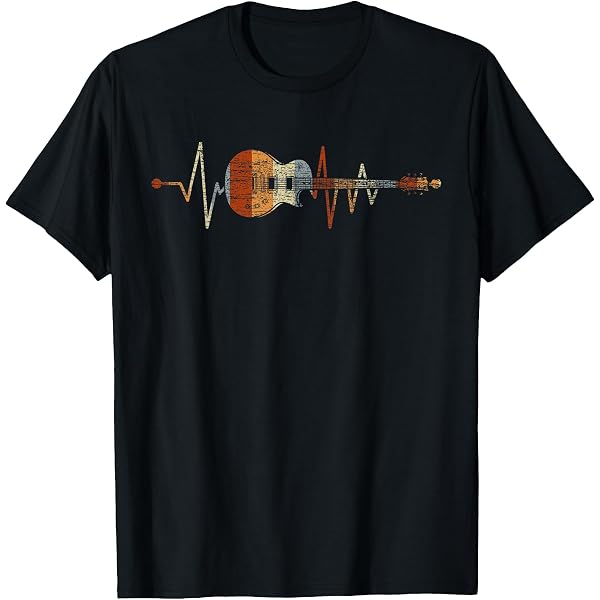 T Shirt Alpinestars Chitarra Regalo Per Chitarrista Retrò Vintage - 3