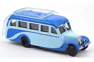 NOREV Citroën U23 Autocar 1947 Bleu Clair et Bleu Moyen 1/87