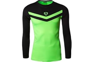 jeansian Hombres Casual Sport Quick Dry Long Sleeves Camisetas Wicking Ejecutando Training Tees Top LA184