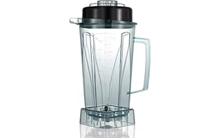 GFSEWURA Mixer-Zubehör, Mixerbecher (Messer + Deckel Im Lieferumfang Enthalten), Kompatibel Mit Omniblend V, Küchenmixer-Entsafter, Ersatz-Mixbecher-Ersatzteile