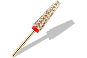 HPMJZ 5-in-1-Nagelfräser Bit Hartmetall 2 Wege Drehfunktion Links Rechtshänder Professionelle 3/32 Zoll Nagelbohrer Sets Nagelhaut Bits Fräser Bits für Acryl-Nagelgel Maniküre Pediküre