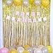 Produktbild GFCC Metallicfolien-Vorhang, goldfarben, 1 x 3 m, Plastik, Gold, 5 pcs Backdrop and 12 pcs Balloons