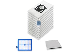 AVAENZO 12 Sacs pour Electrolux Ultraone Ultrasilencer Ergospace PowerForce S-Bag H12 HEPA S-filter Philips Sac Aspirateur