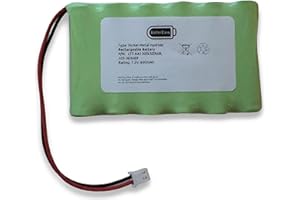 BatterEasy Battery for VISONIC POWERMASTER 30 Alarm Siren Systems 7.2V 103-303689 LTT-AA1300LSDX6B