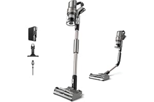 Vax HomePro Plus Cordless Stick Vacuum Cleaner, HairWrap Resist, FlexiClean Pole, Easy Empty Bin, Stair and Crevice Tools Included, Up to 45 min Runtime, LED Lights, Graphite and Titanium, CLSV-HPKA