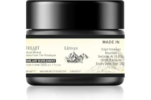 LKTVYS Shilajit Organic, Shilajit Resin Himalayan- Golden Shilajit, Himalayan Source, Rich in Fulvic Acid, 100% Pure and Natural for Immune Support and Energy Boost