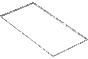 Fenau | Cadre pour caillebotis (en acier) - Dimensions : 600 x 1200 x 23 mm - pour grilles d’une hauteur de 20 mm - (pour caillebotis: 590 x 1190 x 20 mm)