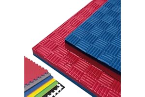 JOWY PACK SUELO TATAMI 1x1 – Esterilla Gimnasio Puzzle | Protege, Aísla y Decora | Para Casa, Fitness o Piscina | Goma Eva Suave y Antideslizante | Libre de BPA | 2,5CM De Grosor