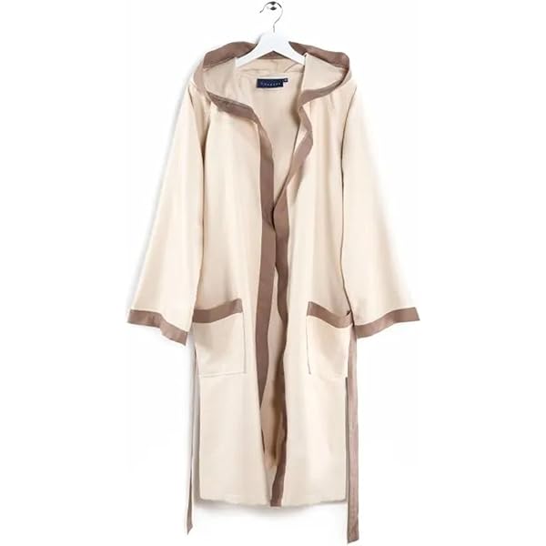 Accappatoio Bassetti In Cotone Spugna - Morbido, Assorbente E Con Cappuccio, Unisex Per Uomo E Donna