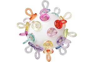 PARROT ESSENTIALS Super Binkies Wiffle Ball Parrot Toy(Large) - Colourful & Fun Toy for Birds like African Grey, Cockatoo, Macaw, Amazon & Other Large Birds, Parrot Toys African Grey, Cockatiel Toys