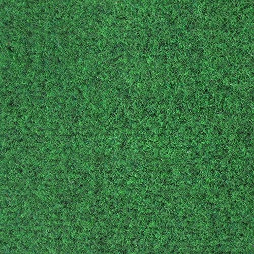 Evergreen Rasenteppich Kunstrasen Comfort m. Noppen – der Standard Vlies-Kunstrasen mit Drainagenoppen | Gesamthöhe ca 5mm | Gewicht 1.190g/m² | mit Drainagenoppen und Wasserdurchlässig 30 Liter/Min/m² | Pflegeleicht & Strapazierfähig & weiche Vlies-Oberfläche | Kunstrasenteppich (2 m x 4 m) - 3