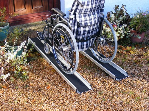 Rollstuhlrampe Teleskoprampe 152 cm - 7
