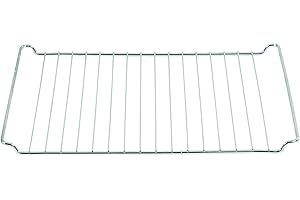 ICQN rejilla universal para horno adecuada para Bauknecht Whirlpool Ikea Ignis 44,5 x 34 cm | Parrilla de horno | Rejilla de rejilla para horno | Cromado | 445 x 340 mm