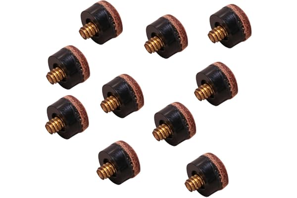 Gazechimp Premium Set De 10x Embout Visées De Queue De Billard 12mm Accessoire Jeux de Société Piscine Sports