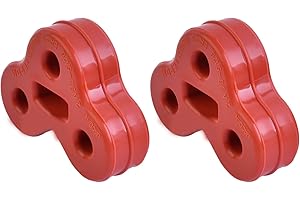 Dixhills 2x 3 Holes Exhaust-Rear Muffler Insulator Compatible with Jaguar XF XJ XJL (2008-2018) Replacement for C2C32948 2W935A262EA