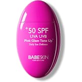 Babeskin Ton Eşitleyici, Aydınlatıcı, Leke Karşıtı, Y&uuml;z G&uuml;neş Kremi, Pink Glam Tone Up, SPF 50+, 50ml, T&uuml;m Ciltler