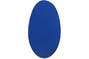 HABERDASHERY ONLINE 6 rodilleras color Azulón termoadhesivas de plancha. Coderas para proteger tu ropa y reparación de pantalones, chaquetas, jerseys, camisas. 16 x 10 cm. RP2