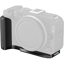 Kit Parabrezza Peloso SmallRig Per Canon EOS R50 V – 2 Coperture (grigio E Bianco) Con Attacco Cold Shoe