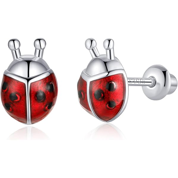 Boucles D'oreilles Cerise - Argent 925/000 & Émail - Neuf Avec étiquettes - Pour Enfant Ou Adulte - Bijouxia