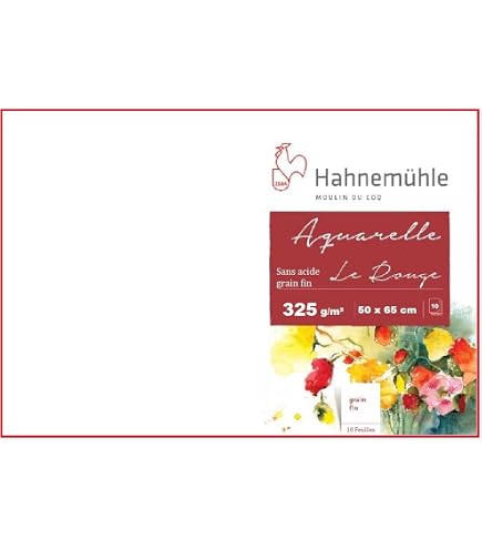 Canson Montval Aquarelle Grano Fino Block (21 x 29 cm) - 12 Hojas de 300 Gsm